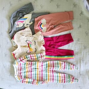 6-9m rainbow bundle girls